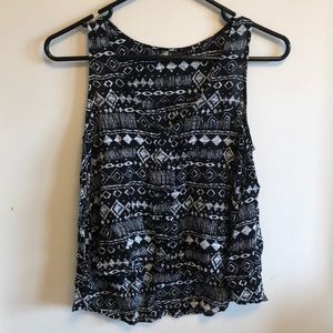 Urban outfitters tribal print tank